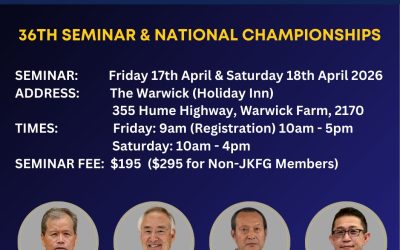 JKF Gojukai Australia – 36th Seminar 2026